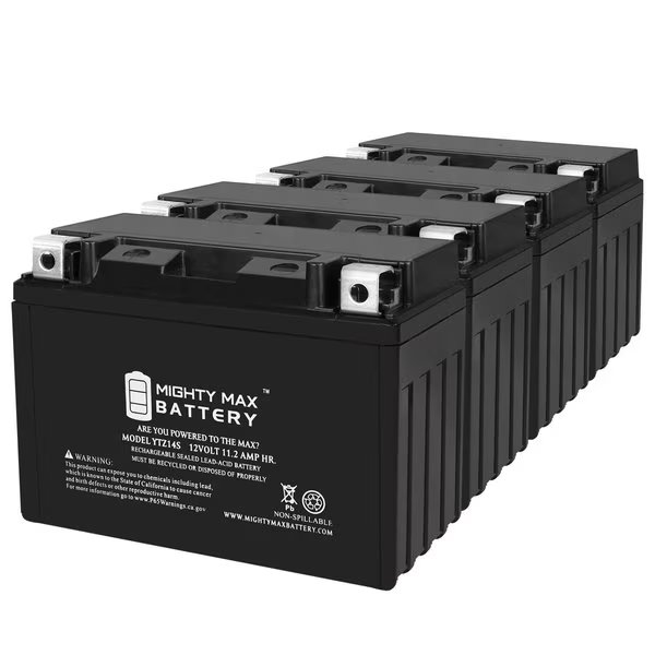 YTZ14S 12V 11.2AH Replacement Battery compatible with BMW F800GT 13-14 - 4PK, Mighty Max Battery, Mfr#: MAX4032168